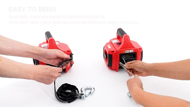 Amazon.com: Lonsge Portable Drill Winch of 1500 LB, Red Handheld